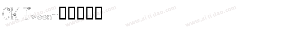 CK Tween字体转换